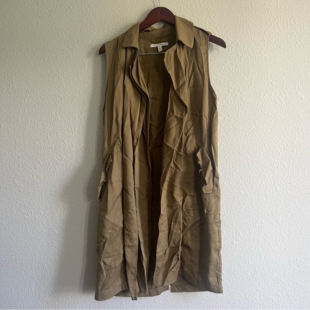 Sleeveless Duster Vest